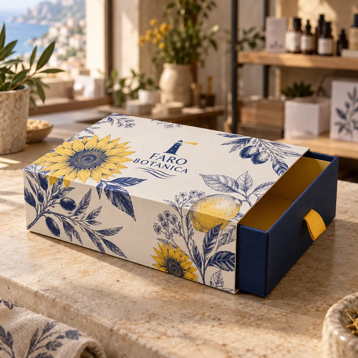 Un singolo prodotto completo: Scatola a cassetto standard
