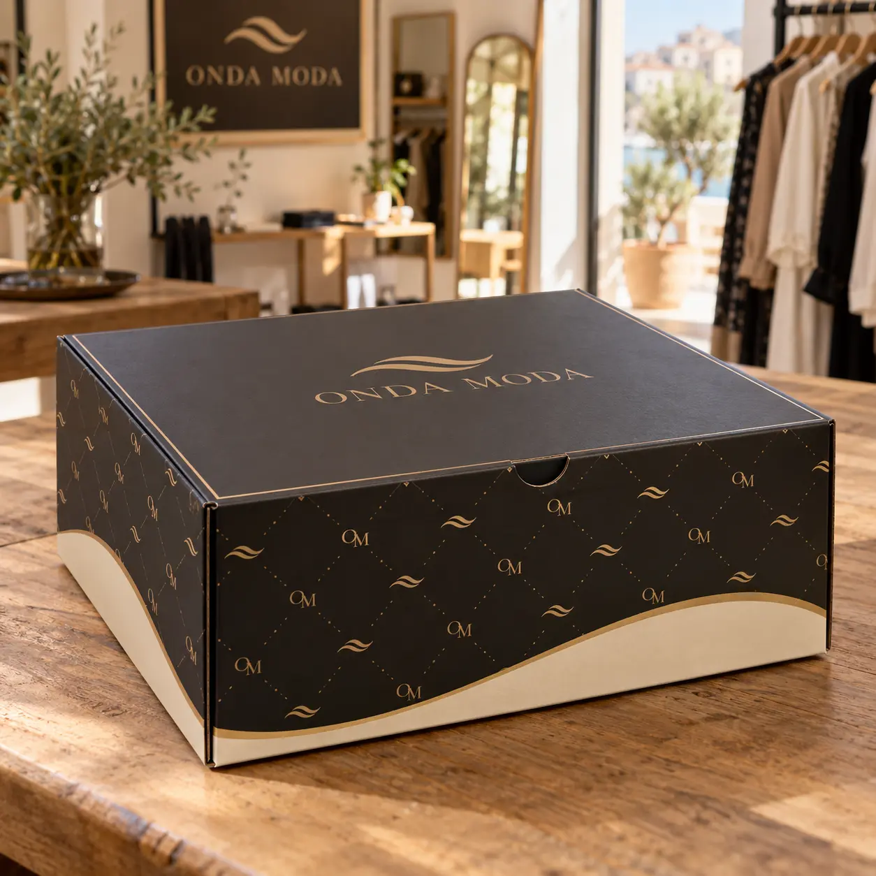 Un singolo prodotto completo: Scatola e-commerce M