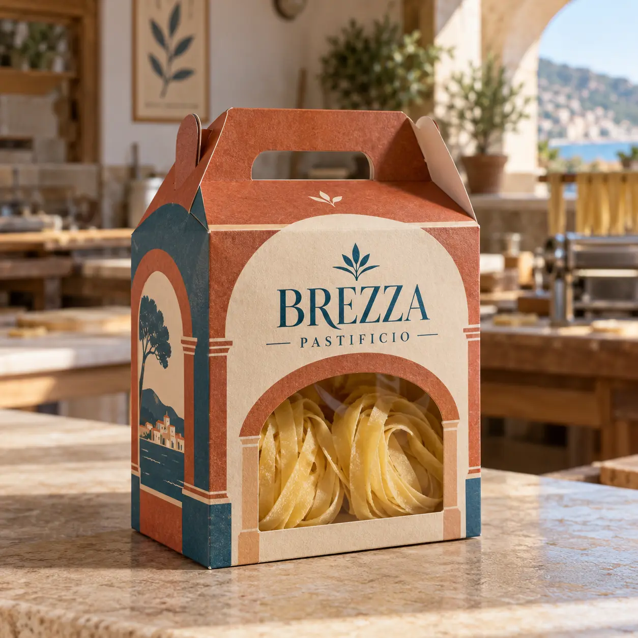 Un singolo prodotto completo: Confezione piccola per pasta fresca