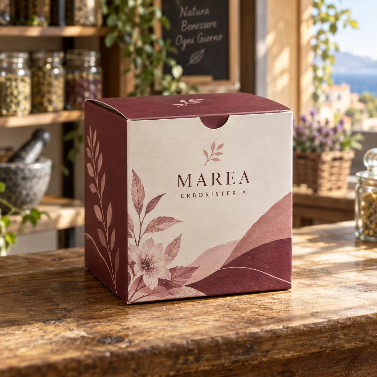 Un singolo prodotto completo: Scatola per tè e tisane