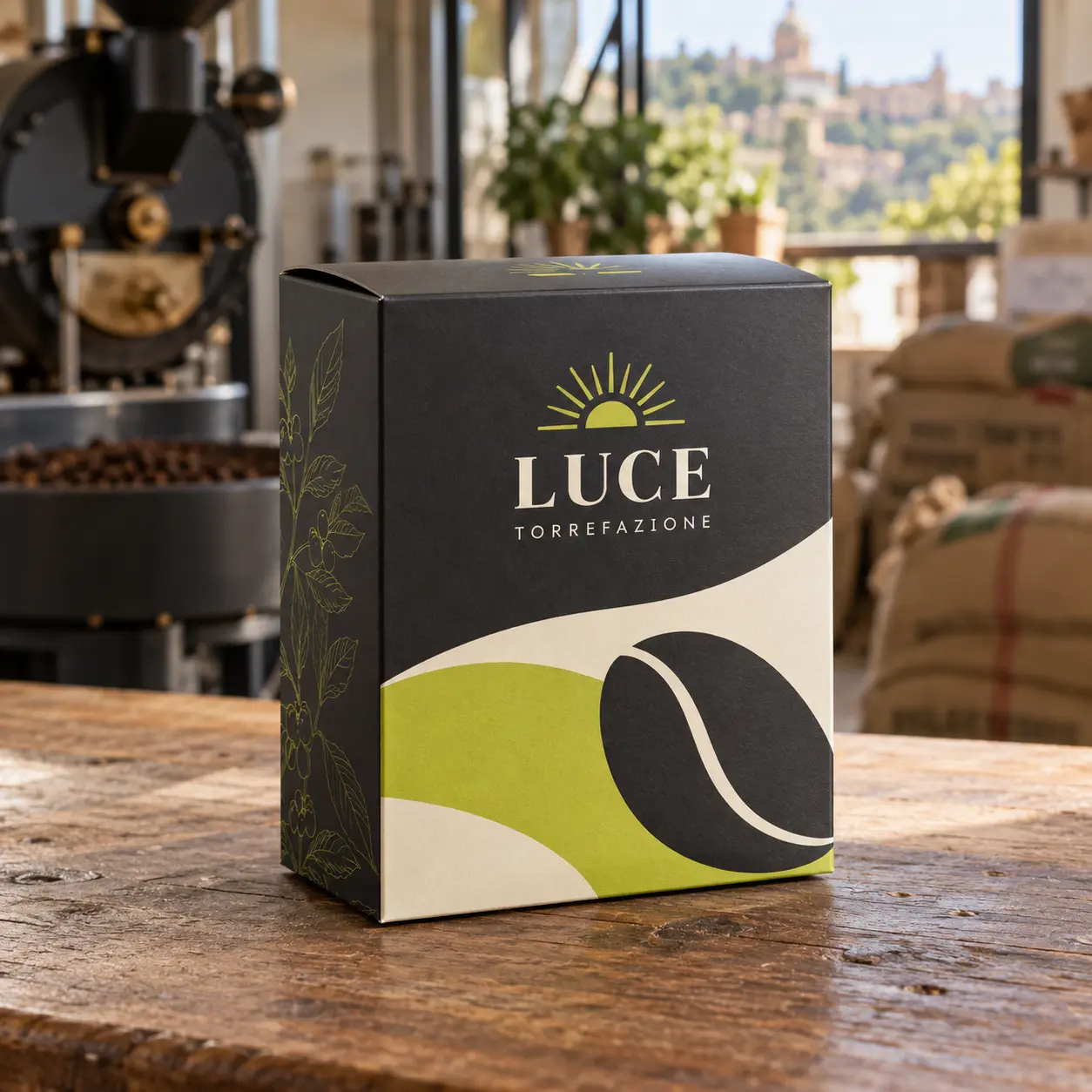 Un singolo prodotto completo: Scatola per caffè