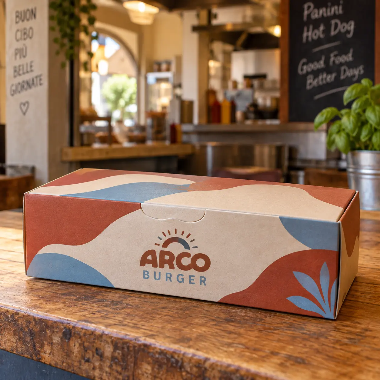 Un singolo prodotto completo: Box per panino lungo