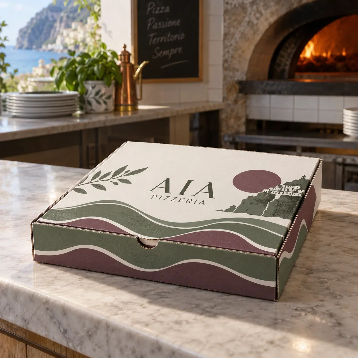 Un singolo prodotto completo: Scatola pizza 24 cm