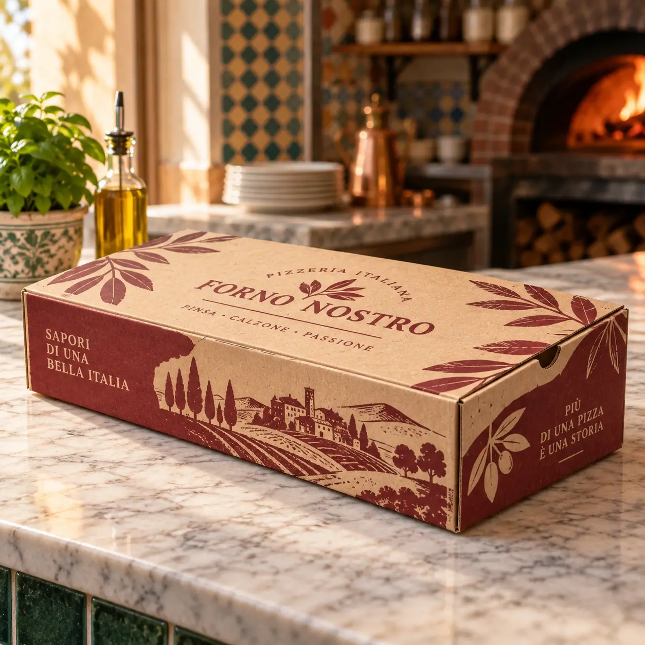 Un singolo prodotto completo: Scatola per calzone